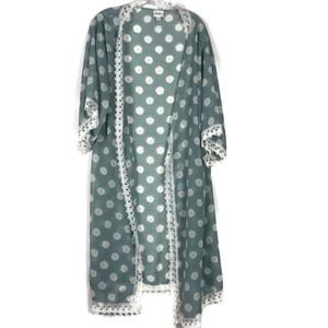 LuLaRoe Robe Kimono Chloe Daisy Size Medium